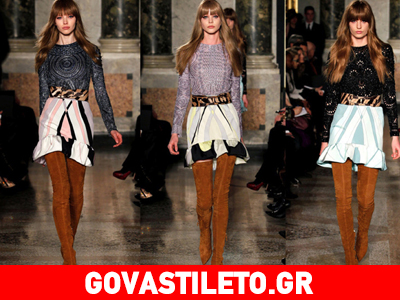 Παραμένουν στη μόδα οι ψηλές μπότες πάνω από το γόνατο